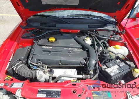 2001 Saab 9-3 Se z USA, uszkodzony, nr VIN YS3DF75K917003208